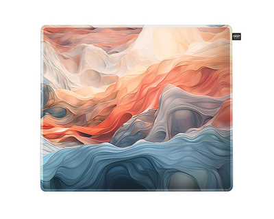 Ігрова поверхня Cherry Xtrfy GP5 AMNIS BLUE протиковзке покриття 460 x 400 x 4 мм Різнокольоровий (CX-GP5-L-AMNIS-BLUE)