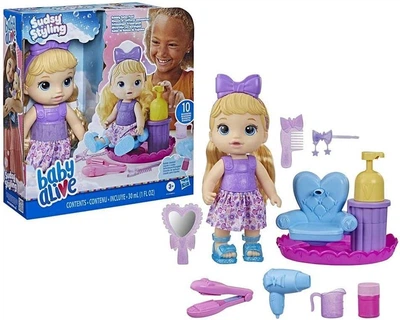 Кукла Baby Alive Салон Красоты Блондинка Sudsy Styling Doll Blonde Hair Блонди Беби Алив Hasbro