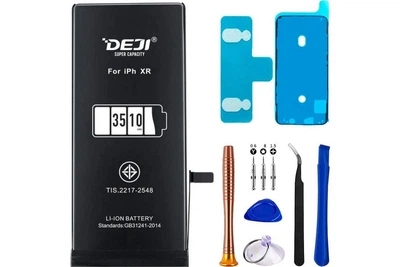 Усиленный аккумулятор DEJI (3510 mAh) для iPhone XR + Набор инструментов High Copy