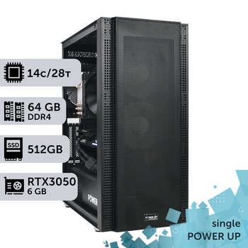 Рабочая станция PowerUp #317 Xeon E5 2699 v4 / 128 GB / SSD 1TB / GeForce RTX 5070Ti 16GB специализированная вычислительная графическая система для архитекторов и инженеров