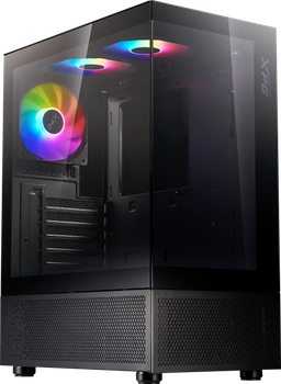 Корпус ADATA XPG INVADER X MINI Black (INVADERXMINIMT-BKCWW)
