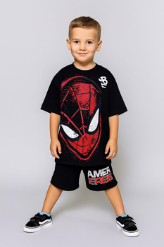 Комплект (футболка, шорти) Spider Man (Людина Павук) 98/104 см Разноцвет UE2406252