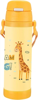 Дитячий термос Maestro Giraffe з силіконовою трубкою 0.5 л (MR-1640-50-D)
