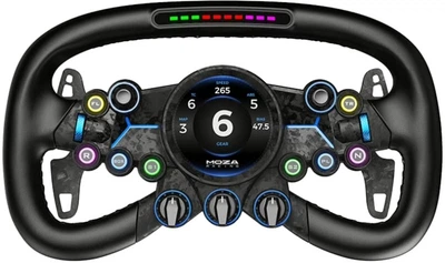 Руль MOZA Racing Vision GS Steering, 31см, экран 2.8", 8кн., RGB (RS064)