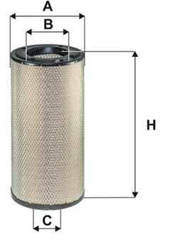 Фильтр воздушный WIX Filters Daewoo-FS Lublin Tarpan Honker, Iveco Daily IV/V, Case-IH, Deutz Fahr, Fiatagri, John Deere, Kubota, Massey Ferguson, Mccormick, New Holland, Renault Agriculture, Same (93326E)