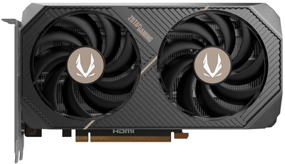 Karta graficzna Zotac PCI-Ex GeForce RTX 5060 GAMING AMP 8GB GDDR7 (128bit) (2550/28000) (HDMI, 3 x DisplayPort) (ZT-B50600F-10M)