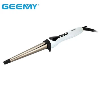 Конусная плойка для волос Gemei/Geemy Gm 403 120–200 °C 45 Вт Белая