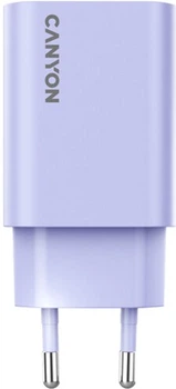 Ładowarka sieciowa Canyon OnCharge 30CL 1xPD Type-C 30W Purple (CNE-CHA30CLPU)