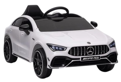 Samochód elektryczny dla dzieci Lean Toys Mercedes CLA 45s AMG 4x4 Biały (5905991011583)