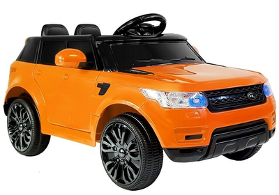 Samochód elektryczny dla dzieci Lean Toys HL1638 Pomarańczowy (5902808155041)