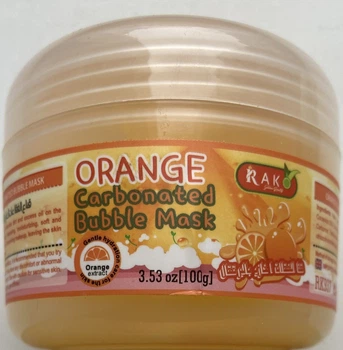 Кислородная пузырьковая маска с апельсином Rako Orange Carbonated Bubble Mask 100г