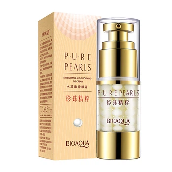 Крем для кожи вокруг глаз с жемчугом Bioaqua Pure Pearls Moisturizing Eye Cream, 25г