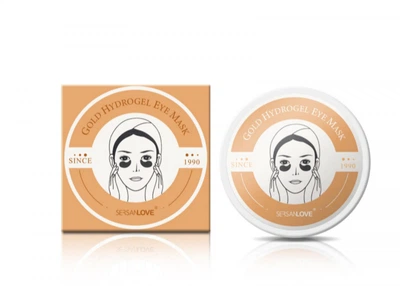 Гидрогелевые патчи под глаза с золотом и растительным комплексом Sersanlove Gold Hydrogel Eye Mask, 84г/60шт