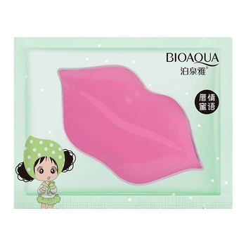 Маска патчи для губ с лимоном Bioaqua Lemon Water Moisturizing Lip Mask 8 г