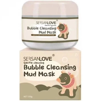 Киснева бульбашкова маска Sersanlove Buble Cleansing Mud Mask 100гр