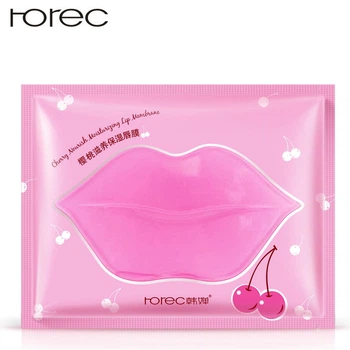 Маска патчи для губ с экстрактом вишни Rorec Cherry Nourish Moisturizing Lip Membrane 8 г