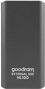 SSD диск Goodram HL100 1TB USB 3.2 Type-C TLC Black (SSDPR-HL100-01T) External