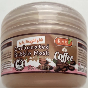 Киснева бульбашкова маска з кавою Rako Coffe Carbonated Bubble Mask 100г