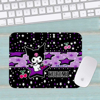 Коврик для мыши Хеллоу Китти Куроми Kuromi Hello Kitty большой 003 (400х300х3мм)