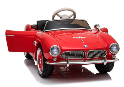 Електромобіль для дітей Lean Toys BMW Retro лакований Червоний (5907625583282)