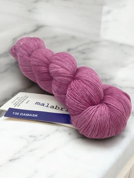 Пряжа для вязання Lace Malabrigo 130 damask 50г/430м