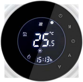 Термостат для газового котла Moes Tuya BHT-6000-GCLW Black (5902135154120)