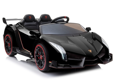 Samochód elektryczny dla dzieci Lean Toys Lamborghini Veneno Czarny (5908275998334)