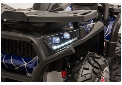 Quad elektryczny dla dzieci Lean Toys XMX607 Spider lakierowany Niebieski (5903802450545)