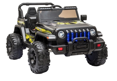 Samochód elektryczny dla dzieci Lean Toys Jeep CH9956 Czarny (5903802450743)