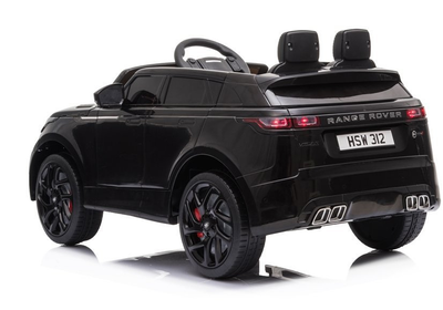 Samochód elektryczny dla dzieci Lean Toys Range Rover lakierowany Czarny (5903802453515)