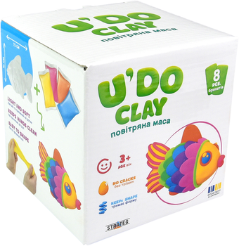Набір для творчості Strateg U'DO Clay Рибка (30748)(4823113884321)