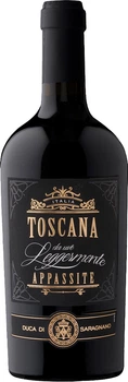 Вино Duca Di Saragnano Toscana Rosso Da Uve Leggermente Appassite IGT Toscana червоне напівсухе 0.75 л 14% (8009307016082)