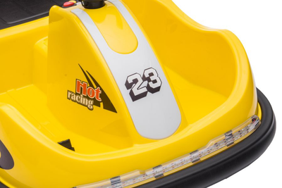 Карт на акумуляторі для дітей Lean Toys GTS1166 Жовтий (5904204755627)