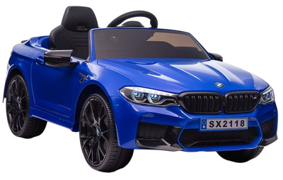 Samochód elektryczny dla dzieci Lean Toys BMW M5 SX2118 Niebieski (5904204755696)