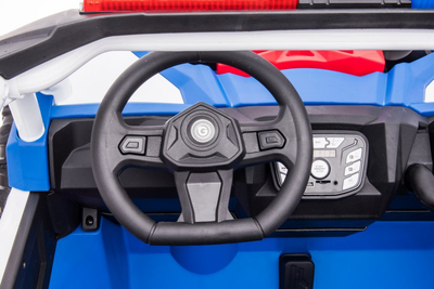 Електромобіль для дітей Lean Toys Buggy XB-2118 4x4 Поліцейський Синій (5904204757409)