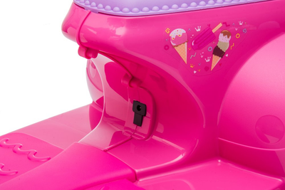 Skuter dla dzieci Lean Toys JT5258 Lodziarnia Trójkołowy Różowy (5904204757508)