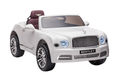 Samochód elektryczny dla dzieci Lean Toys Bentley Mulsanne Biały (5904665993767)