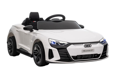 Samochód elektryczny dla dzieci Lean Toys Audi E-Tron GT QLS-6888 Biały (5904665995778)