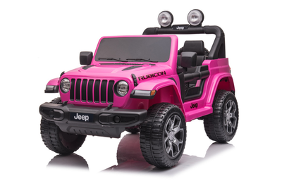 Samochód elektryczny dla dzieci Lean Toys Jeep Wrangler Rubicon DK-JWR555 Różowy (5905323210875)