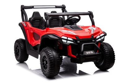 Samochód elektryczny dla dzieci Lean Toys S618 4x4 Czerwony (5905323217843)