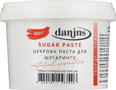Твердая сахарная паста для депиляции в домашних условиях Danins Home Sugar Hard 500 г