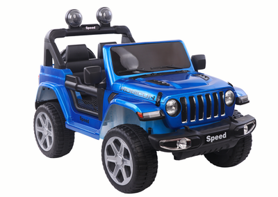 Samochód elektryczny dla dzieci Lean Toys FT-938 4x4 lakierowany Niebieski (5905679070185)