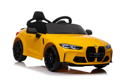 Samochód elektryczny dla dzieci Lean Toys BMW M4 Zółty (5905884456309)