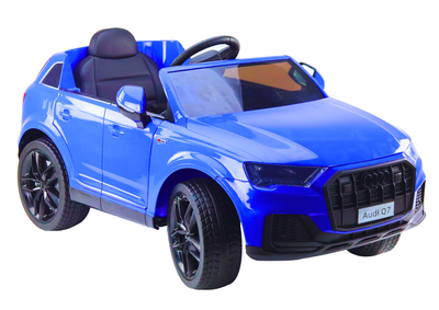 Samochód elektryczny dla dzieci Lean Toys Audi Q7 lakierowany Niebieski (5905991009009)