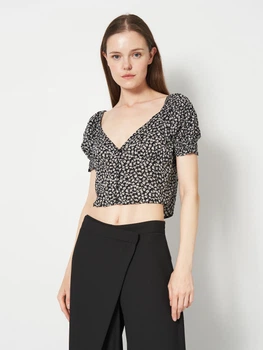 Топ женский Sinsay YP723-99X L Черный (5903509864317)
