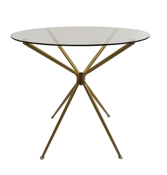 Стол Kontrasto Star fi 80x75 см Золотистый
