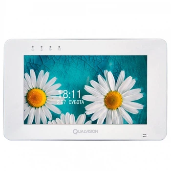 Відеодомофон Qualvision QV-IDS4771AW White 7" Wi-Fi AHD