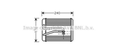 Радиатор печки HY6119 AVA QUALITY COOLING AVA COOLING HY6119 Hyundai Sonata 9722738000