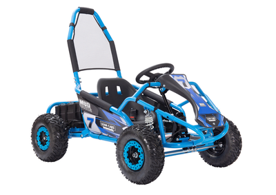 Samochód elektryczny dla dzieci Lean Toys Buggy Predator GK008E Niebieski (5905991027195)