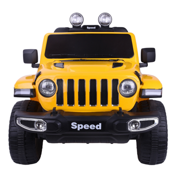 Електромобіль для дітей Lean Toys FT-938 4x4 лакований Жовтий (5905991061311)